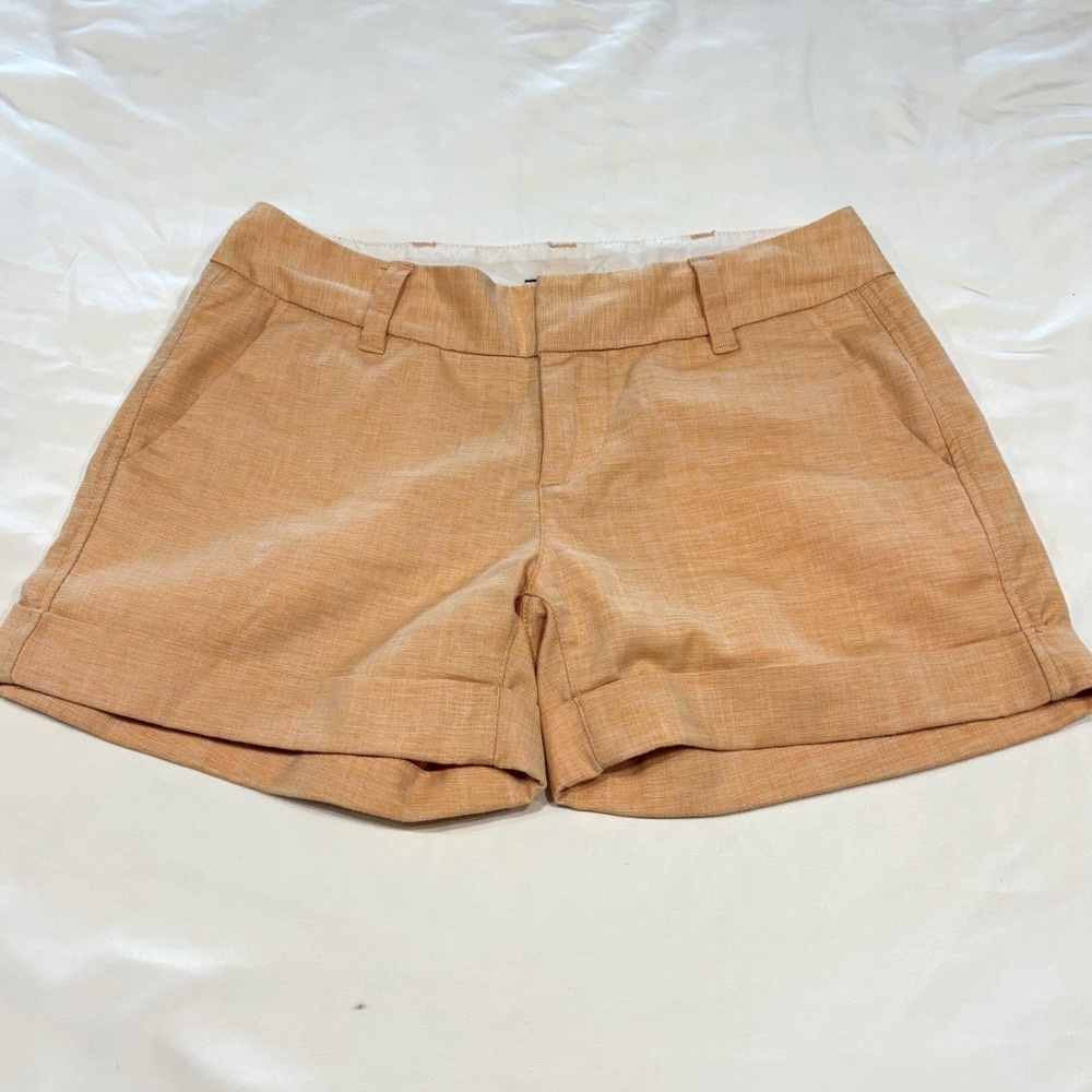 Dear John cuffed women’s shorts size 26 heathered orange EUC